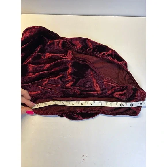 Vintage (90s-00) Victoria Secret Velvet Body Suit (large) - Picture 9 of 9